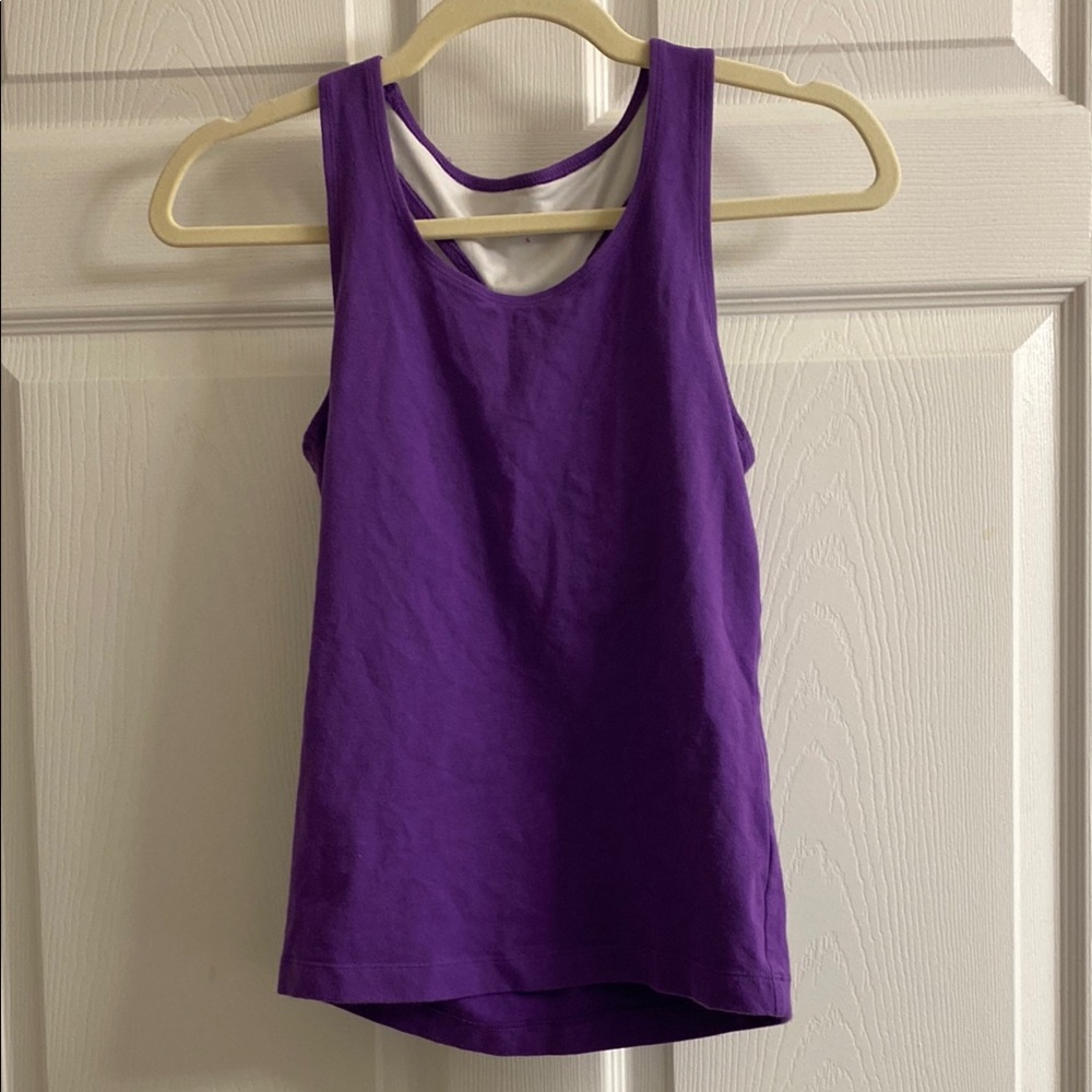 Purple Racerback Tank Top - Picture 2 of 2